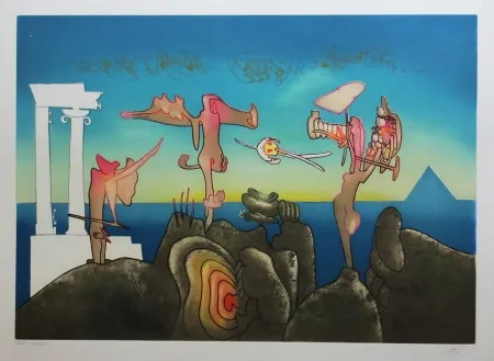 Офорт И Аквитанта Matta - L'arc obscur des heures