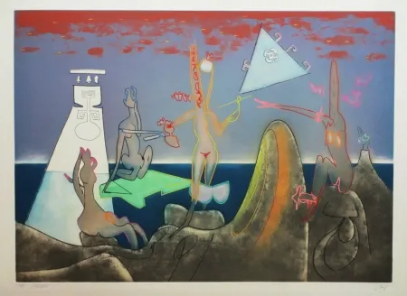 Офорт И Аквитанта Matta - L'Arc obscur des heures