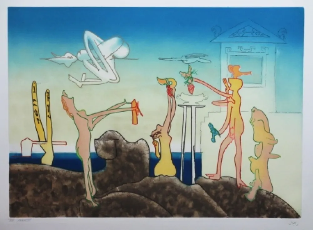 Офорт И Аквитанта Matta - L'Arc obscur des heures