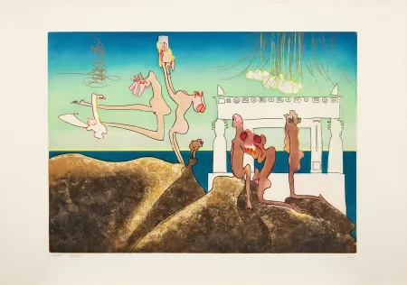 Офорт И Аквитанта Matta - L'Arc obscure des heures