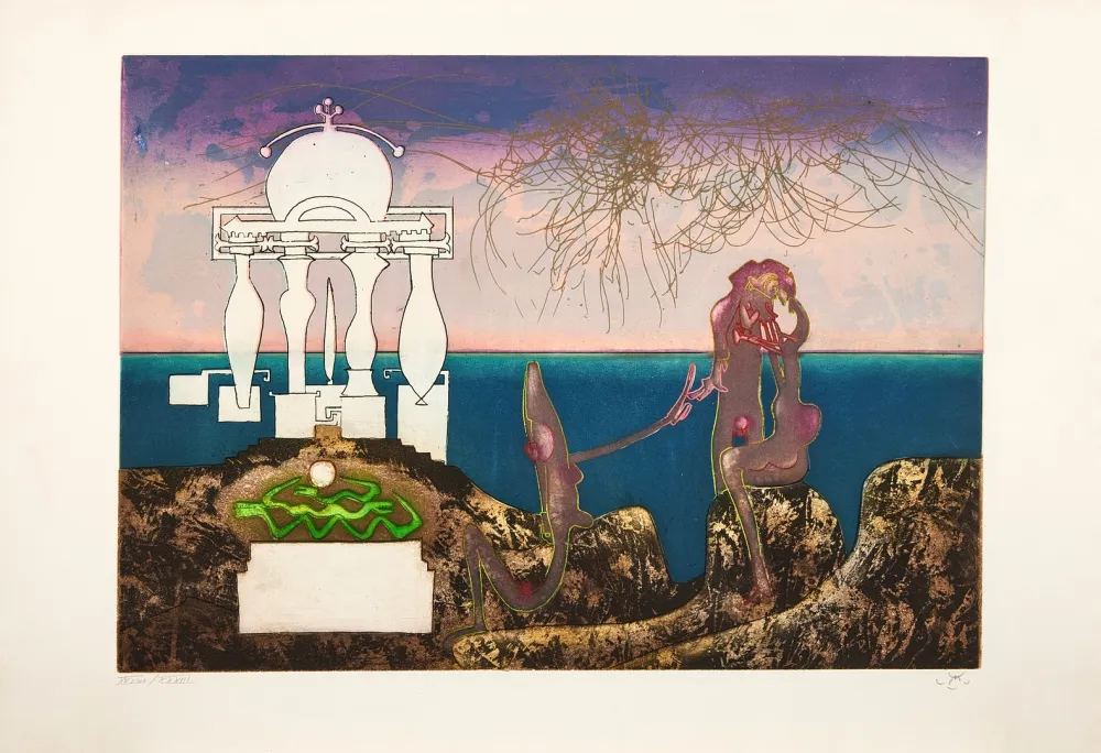 Офорт И Аквитанта Matta - L'Arc obscure des heures