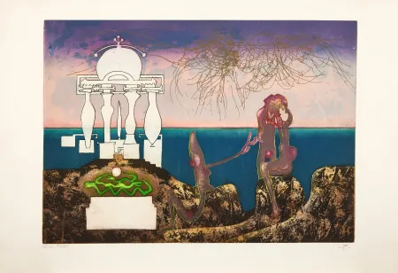 Офорт И Аквитанта Matta - L'Arc obscure des heures