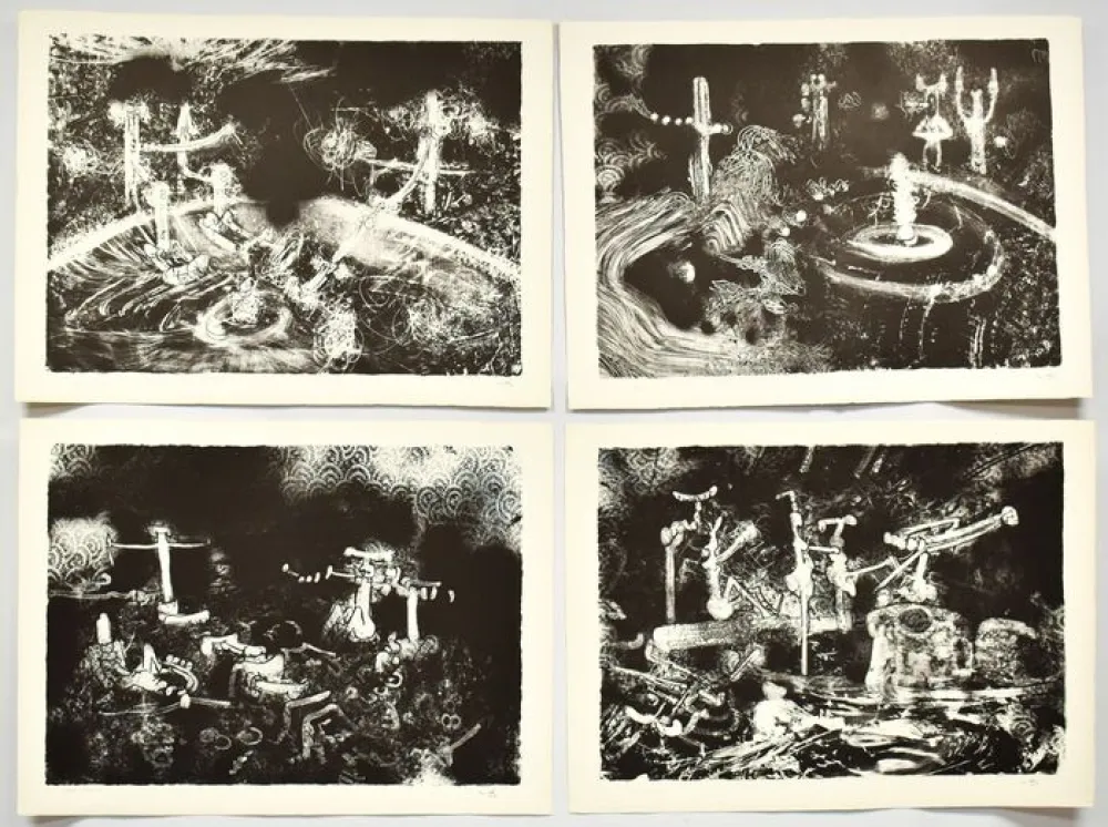 Литография Matta - Le acque d'arno