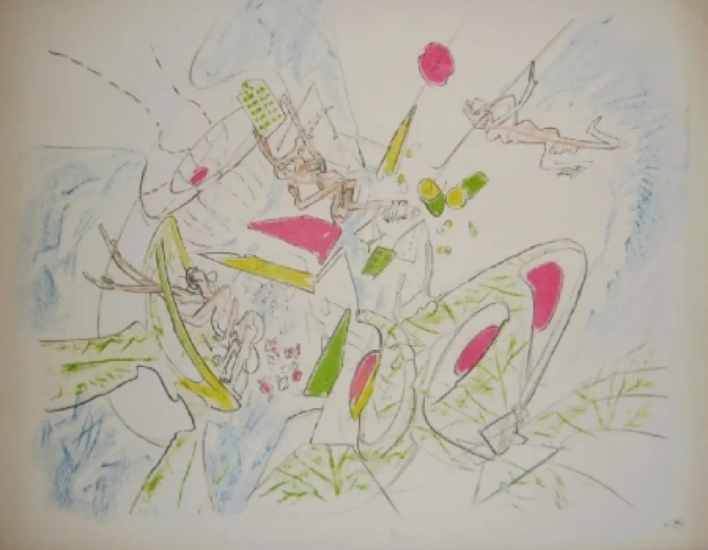 Литография Matta - Le visage inférieur