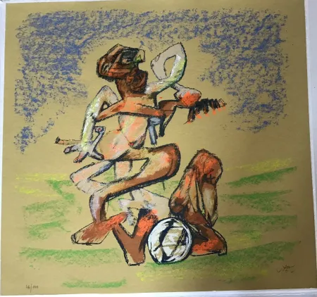 Литография Matta - Leonardanda Music Foot