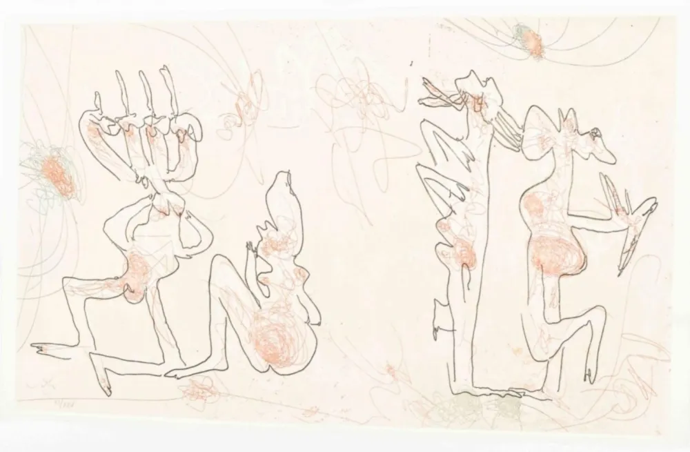 Офорт И Аквитанта Matta - Les mots dans la peinture (complete book + print)