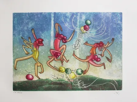 Офорт И Аквитанта Matta - Les Transesports