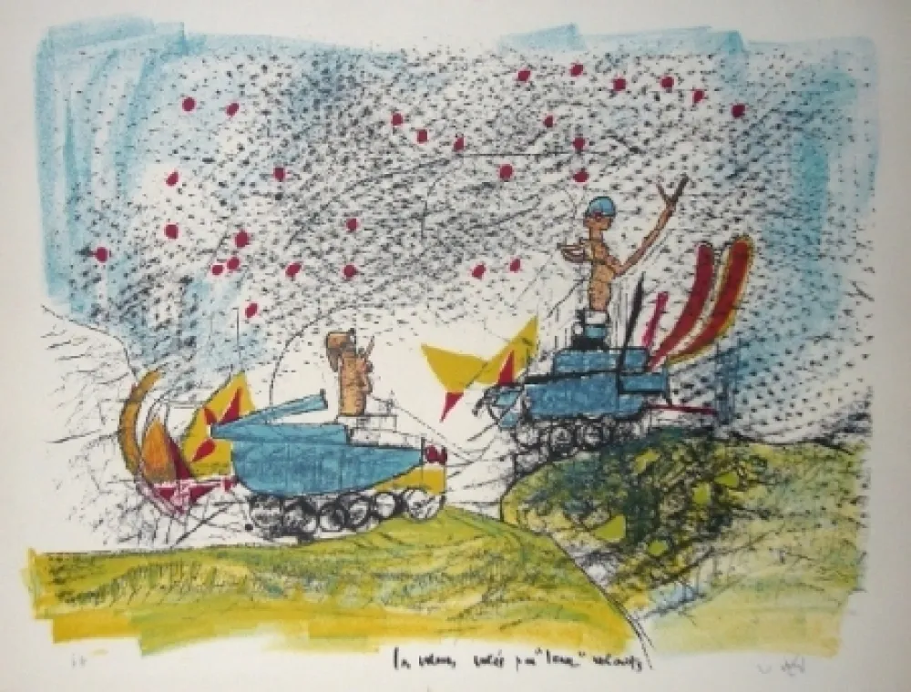 Литография Matta - Les voleurs volés par leurs volants