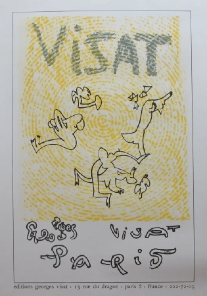 Литография Matta - Lithographie pour Visat