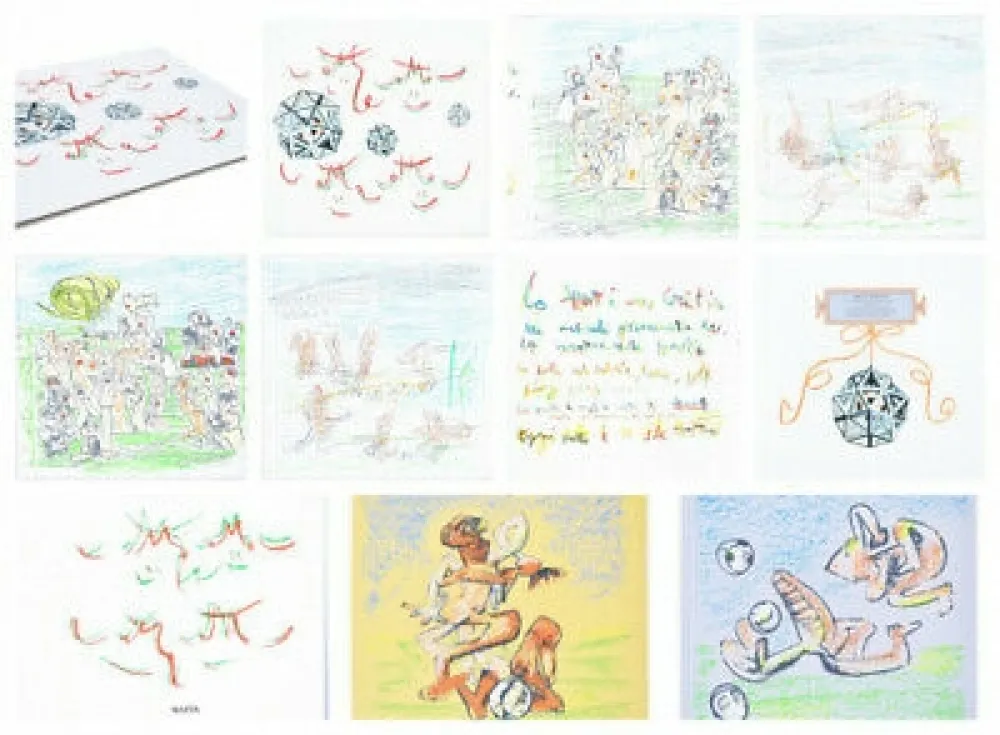 Литография Matta - Music Foot