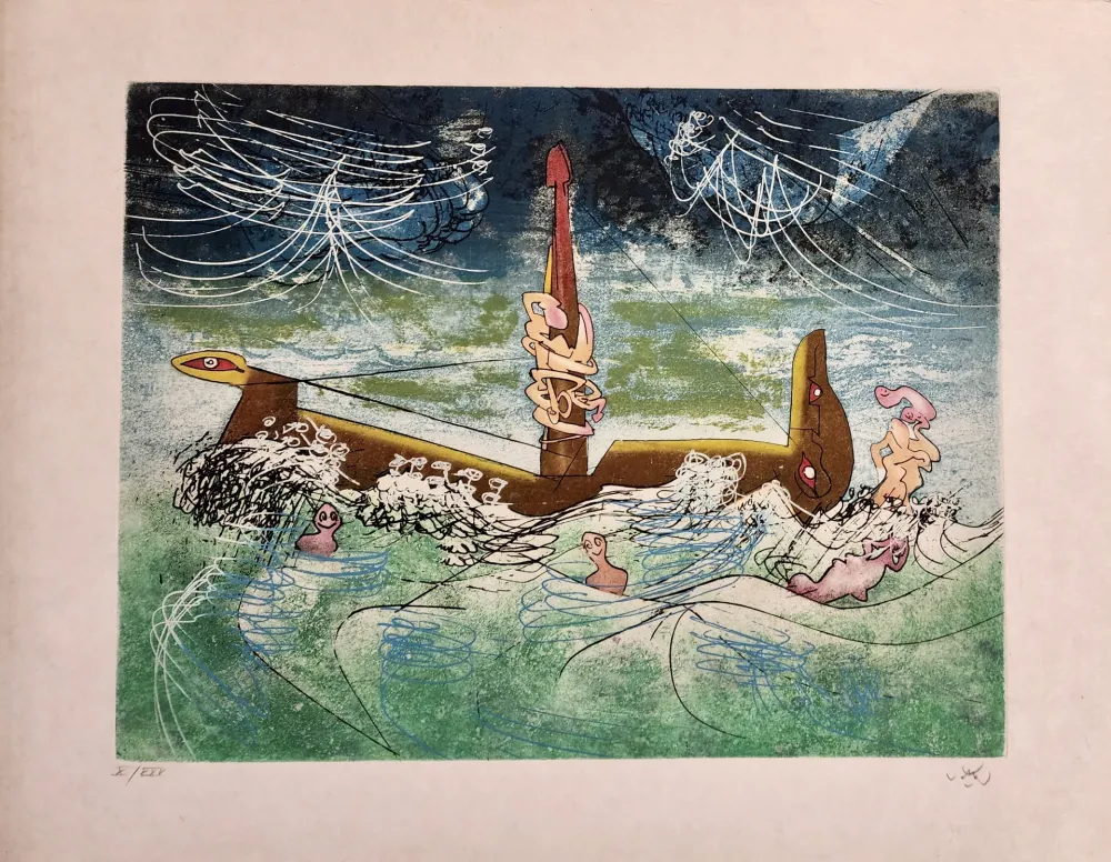 Гравюра Matta - N'ou's from Hom'mere II L Eautre