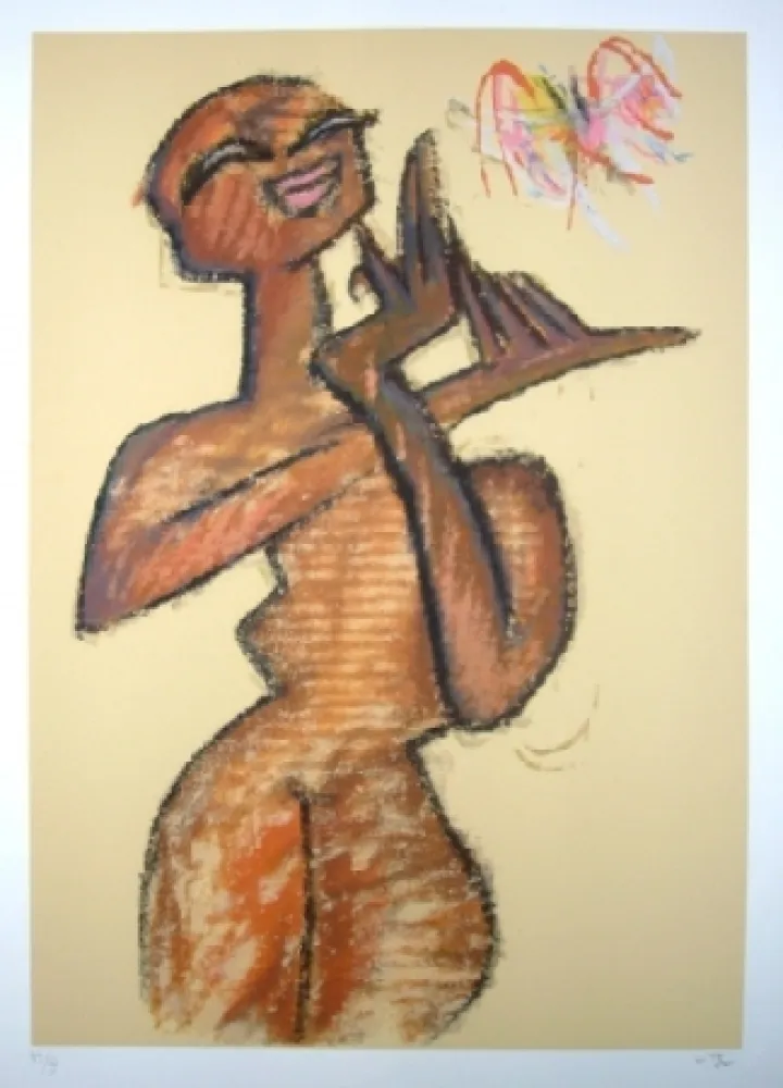 Сериграфия Matta - Nu debout