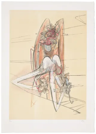 Литография Matta - Nue bu