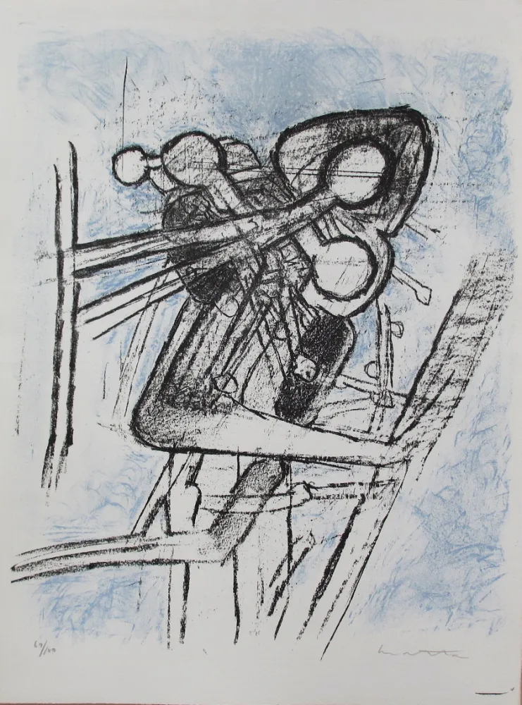 Литография Matta - Onze formes du doute