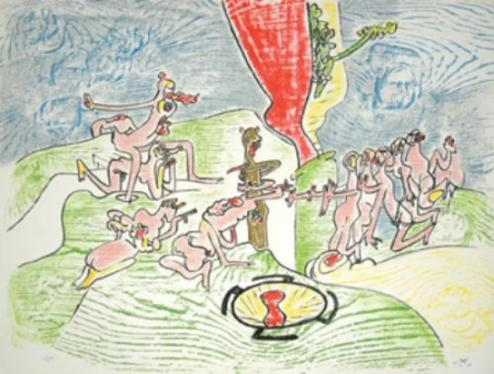 Литография Matta - Or dur or aison