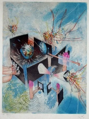 Офорт И Аквитанта Matta - Paterminant de l'Enfance