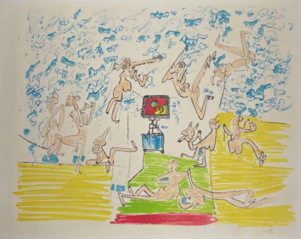 Литография Matta - Plate 6 from Fog Gog Magog