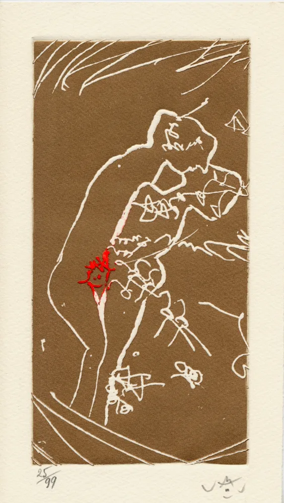 Гравюра Matta - Pour J. Mansour