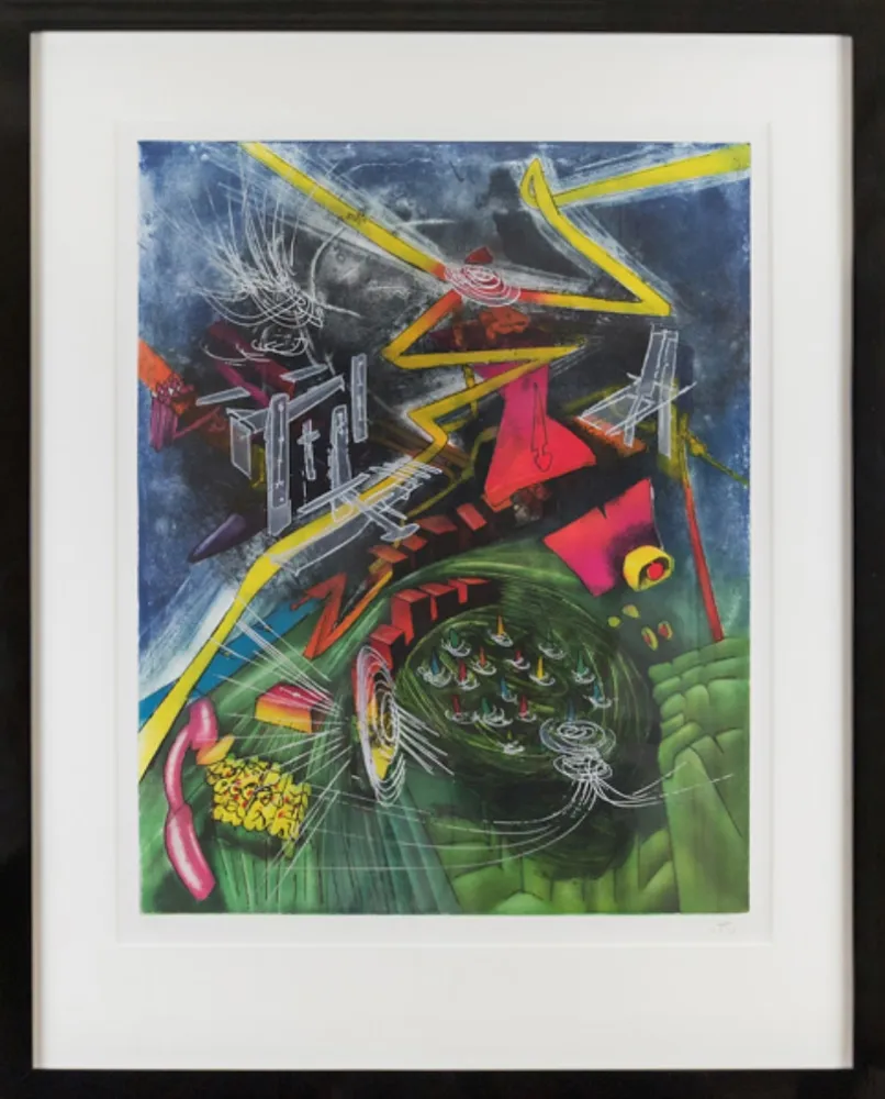 Офорт И Аквитанта Matta - Pyrocentre 