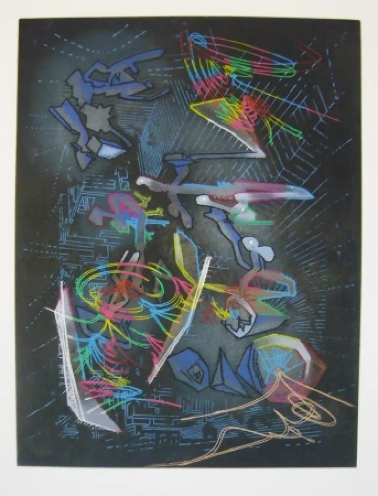 Офорт И Аквитанта Matta - Sans titre