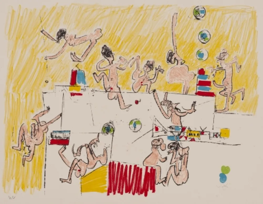 Литография Matta - Sans titre