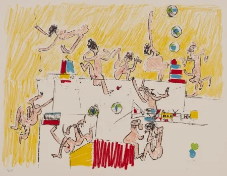 Литография Matta - Sans titre