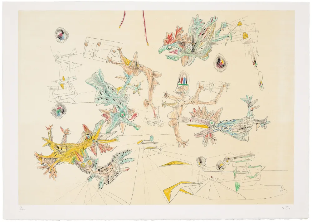 Литография Matta - Sois Bastion et Cristobal