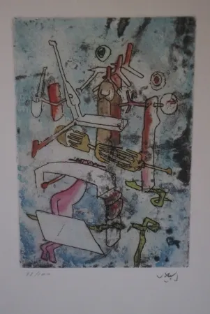 Офорт И Аквитанта Matta - Songes songés.