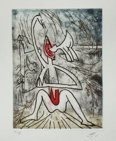 Офорт И Аквитанта Matta - Titre inconnu