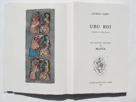 Офорт И Аквитанта Matta - Ubu Roi. Drame en cinq Actes