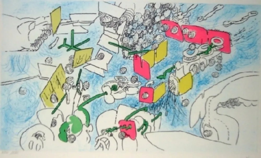 Литография Matta - Un pourquoi final