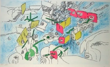 Литография Matta - Un pourquoi final