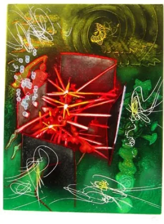 Офорт Matta - UNE SAISON EN ENFER (Carpeta)