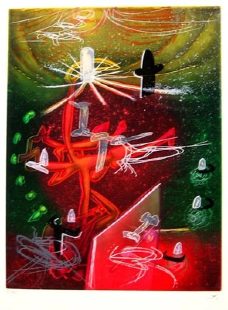 Офорт Matta - UNE SAISON EN ENFER (Carpeta)