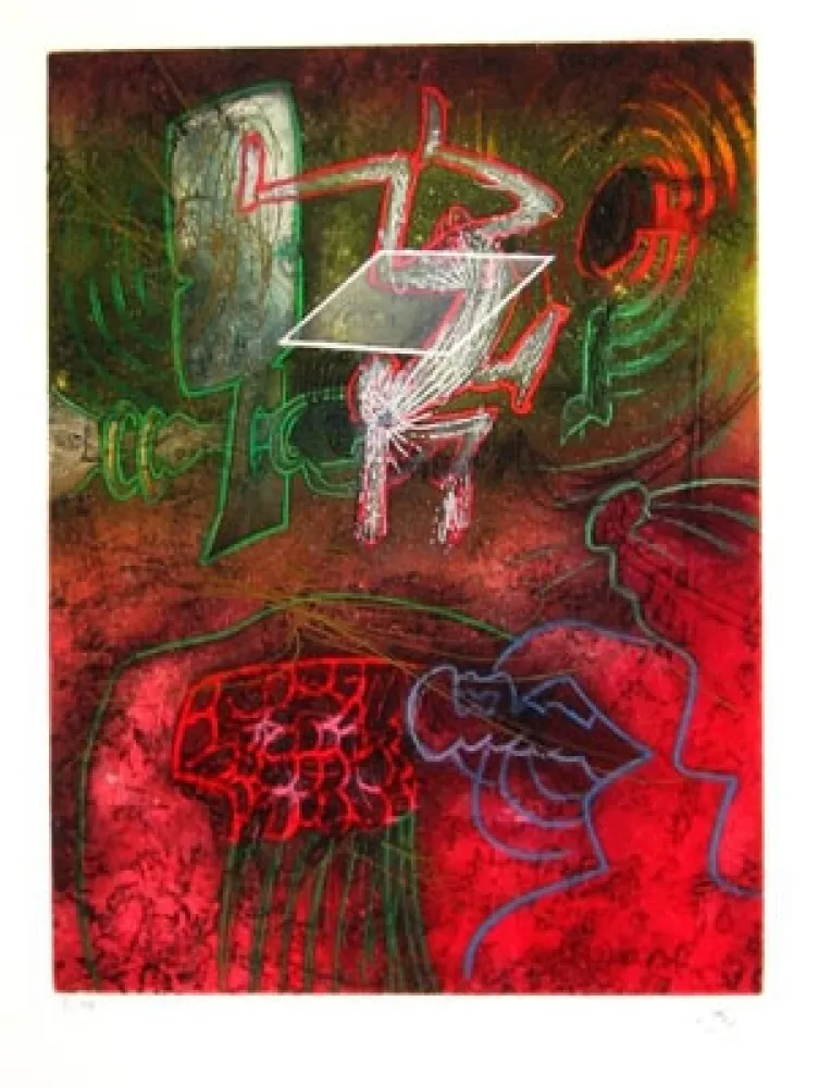 Офорт Matta - UNE SAISON EN ENFER (Carpeta)