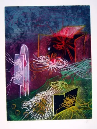 Офорт Matta - UNE SAISON EN ENFER (Carpeta)