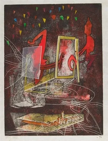 Офорт И Аквитанта Matta - Une saison en enfer, suite complète