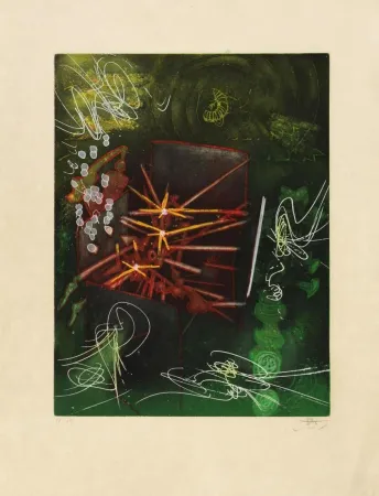 Офорт И Аквитанта Matta - Untitled from 