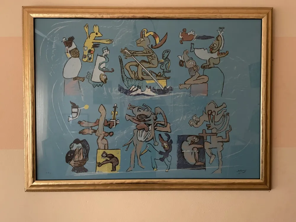 Литография Matta - Verbo America