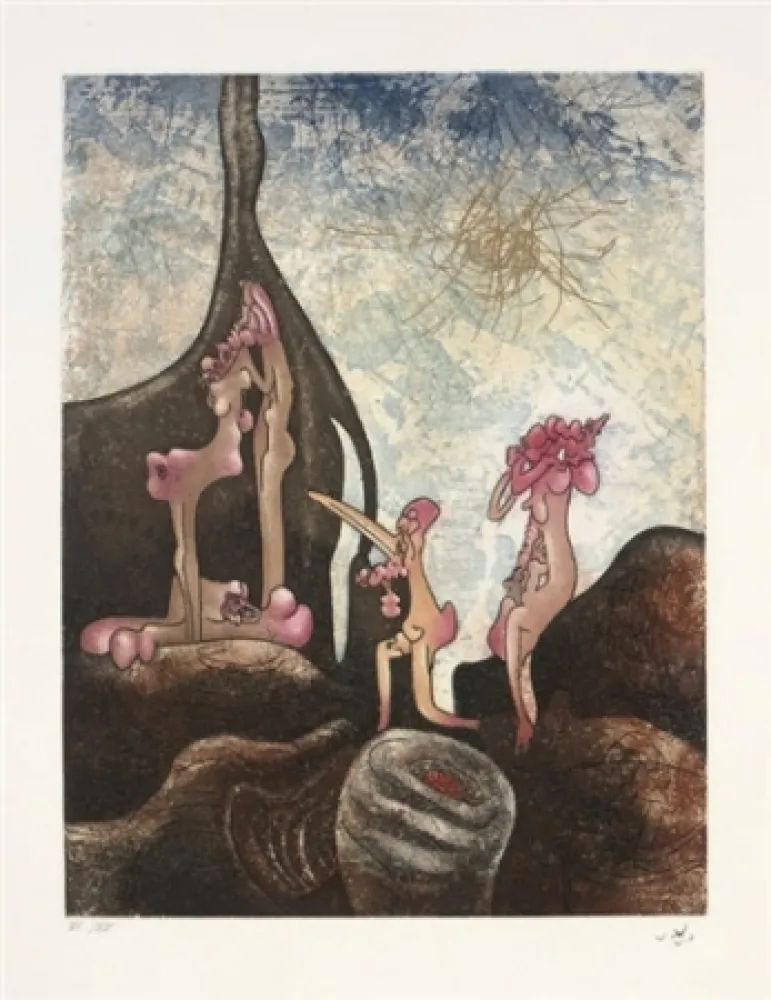 Офорт И Аквитанта Matta - Vision dechirante