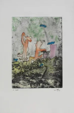 Офорт И Аквитанта Matta - Vivante mortalité 3