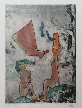 Офорт И Аквитанта Matta - Vivante mortalité (Planche 7)