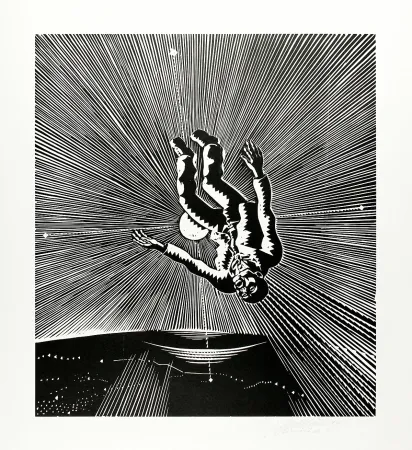 Гравюра На Дереве Mattheuer - Hin ist er (He’s gone)