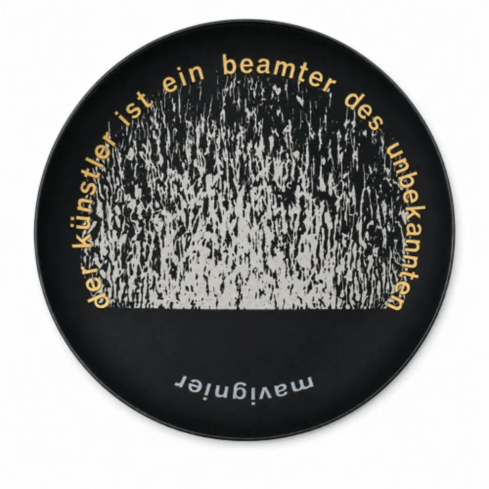 Многоэкземплярное Произведение Mavignier - Der künstler ist ein beamter.....