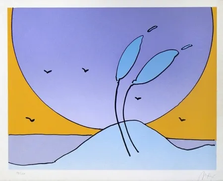 Сериграфия Max - SPACE FLOWERS II