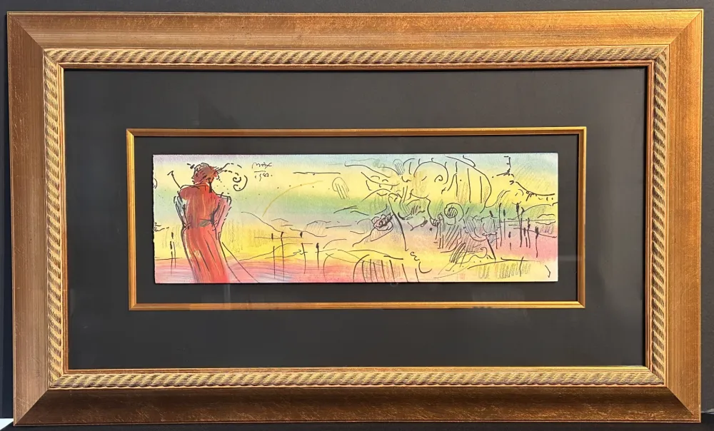 Нет Никаких Технических Max - Untitled Original Watercolor on Paper