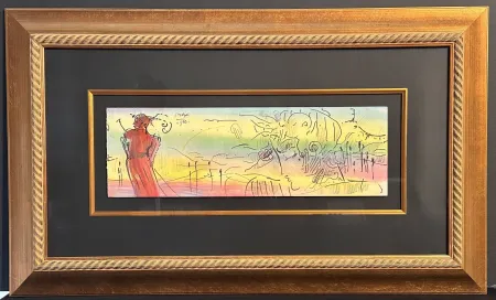 Нет Никаких Технических Max - Untitled Original Watercolor on Paper