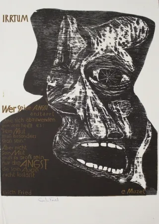 Гравюра На Дереве Mazet - Irrtum