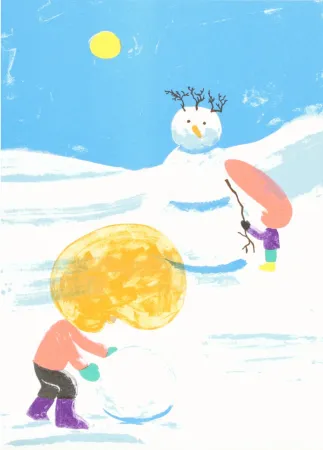 Литография Mcdonald  - Snowman