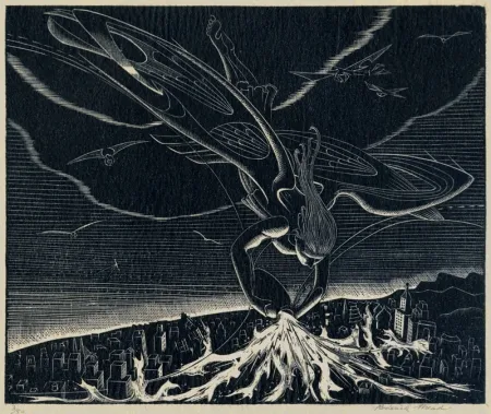 Гравюра Mead - The Seventh Angel (Revelations: XVI)